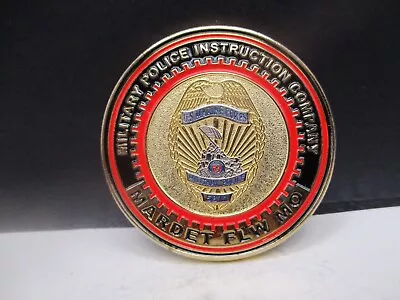 Marine Corps Military Police Instruction MARDET Ft Leonard Wood Challenge Coin • $45