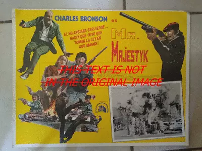 Charles Bronson 1974  Mr. Majestyk  Two Vintage Original Movie Lobby Posters • $299