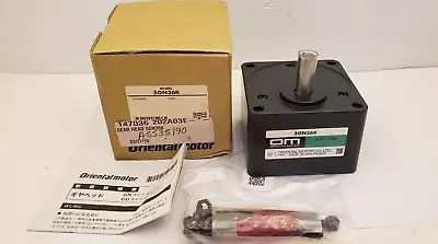 ORIENTAL MOTOR 5GN36K GEARHEAD 12mm OUTPUT SHAFT DIAMETER 36:1 RATIO NIB • $21.95