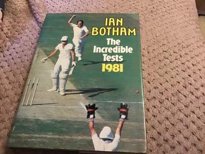£4 • Buy Vintage Hardback Cricket Book Ian Botham The Incredible Tests 1981