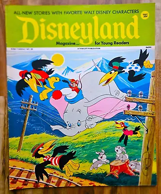 Vintage 1972 Disneyland Magazine #39 With Dumbo Cover • $6.99