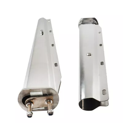 30  Stainless Steel Straight Mud Flap Hanger 2 1/2  Bolt Semi Truck Tapered • $81.66