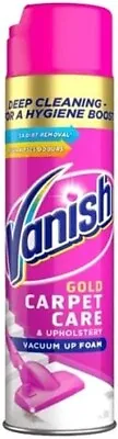 £6.39 • Buy Vanish Carpet Cleaner + Upholstery, Gold Power Foam Shampoo, Large Area Cleaning