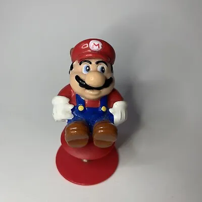 VINTAGE Super Mario Toy 80s Spring Pop Up Jumping Nintendo Raccoon Red 1989 Fat • $6.97