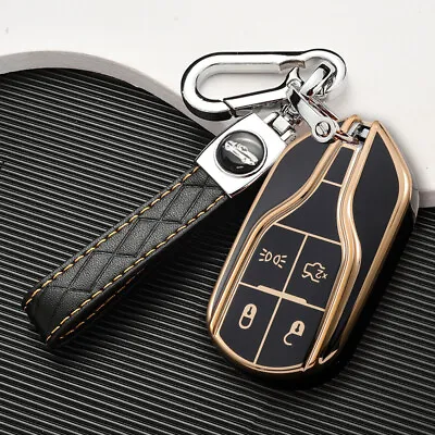 Remote Key Case Cover Fob Shell For Maserati Quattroporte Ghibli Levante Black • $27.71