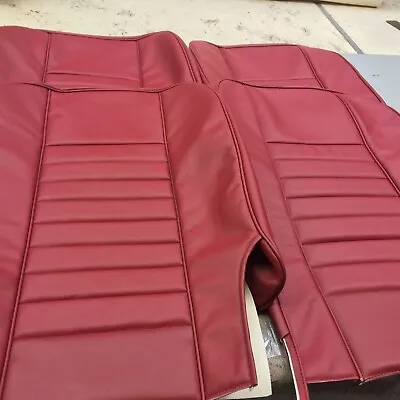 Mgb/c 1969uk &export Model  Premium Quality Leather Front Seat Covers Uk  Made. • $496.10
