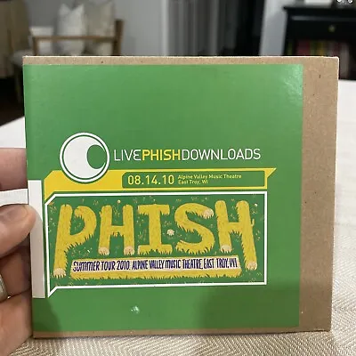 PHISH - LIVE 08.14.10 Alpine Valley Music Theatre East Troy WI 3-CD Rare! • $29.90