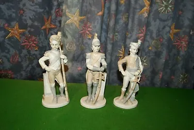 £24 • Buy Napoleonic Era Porcelain Soldier  Figurines X 3