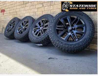 $2400 • Buy Toyota Hilux 18 Inch Sr5 Satin Black Wheels With 265/60/18 Falken Tyres