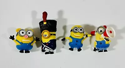Despicable Me Minion Toys Figures McDonalds Lot Of 4 Kids Happy Meal 1.5” To 2” • $8