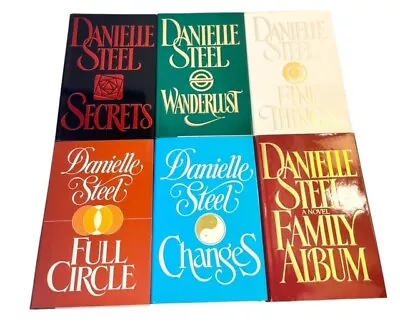 Lot Of 6 Vintage Danielle Steel Hardcover Books 1983 - 1987  (L4) • $14.99