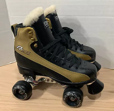 Labeda Accu-Pro Series Roller Skates. Mens Size 5. Black And Gold. Unused. • $43.90