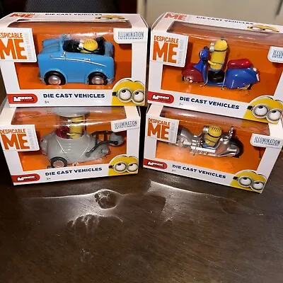 Despicable Me Minion Made Set Of 4 For Cast Vehicles Illumination • £30