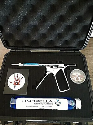 Resident Evil Cosplay: Case Dbl Helix Syringe Gun + T-virus Vil New $3 Ship • $199.99