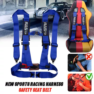 1PCS 3” 4 Point Racing Style Harness Belt 4PT Camlock Quick Release  • $59.99