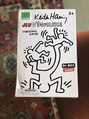 Keith Haring Stacking Game Vilac Graffiti Art Limited Jeu D'equilibre Must L@@k • $129.99