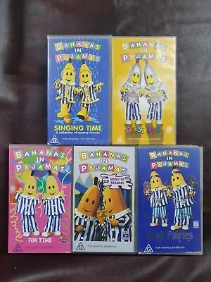 Bananas In Pyjamas VHS Video Tape Bundle - Fun Time Monster Bananas Singing  • $47.45