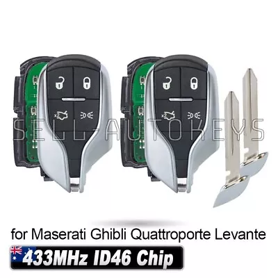 For Maserati Ghibli Quattroporte Levante 2012-2019 Complete Smart Remote Key Fob • $113.42