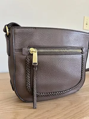 Cole Haan Women's Pebbled Lavender Leather Adjustable Strap Crossbody Bag • $29.99