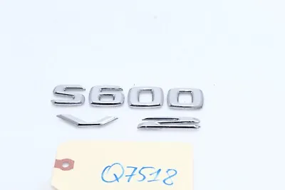 Mercedes-benz S600 V12 Emblem Badge Lettering Q7518 • $36.75