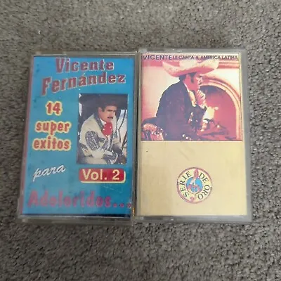 Vicente Fernandez Cassette Lot Of 2 • $20
