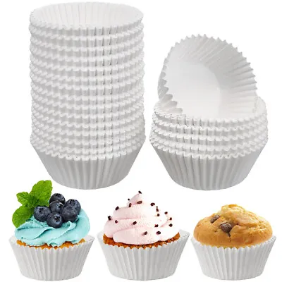$7.59 • Buy 500Pcs/Lot White Cupcake Liners Paper Cup Cake Baking Cup Muffin Cases Cake Mold