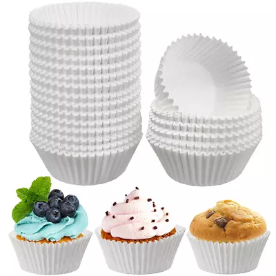 $7.59 • Buy 500Pcs/Lot White Cupcake Liners Paper Cup Cake Baking Cup Muffin Cases Cake Mold