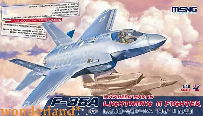 Meng Model 1/48 LS-007  Lightning II F-35A LOCKHEED MARTIN MODEL KIT • $52.20