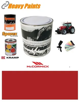 £35 • Buy McCormick Red Paint High Endurance Enamel Paint 1 Litre Tin