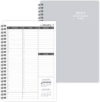 2024 Weekly Appointment Book/Planner - Jan 2024 - Dec 2024 2024 Daily Hourly Pl • $5.45