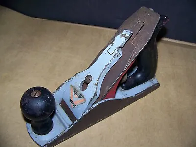 Millers Falls V-Line 302 Hand Plane 9  Smooth Bottom Solid Tool Steel USA • $25