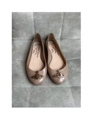 Vivienne Westwood X Melissa Space Orb Flat Pumps Jelly Shoes Size Uk 4/ EU 37 GC • £7.99