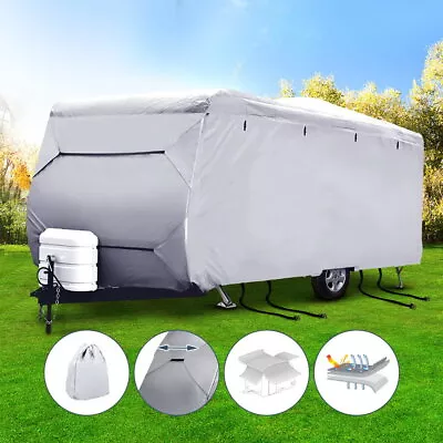 20-22ft Caravan Cover Campervan 4 Layer UV Water Resistant • $246.99