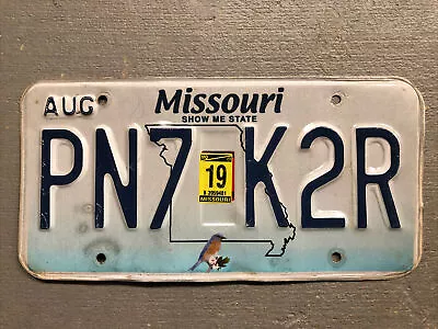 Missouri License Plate Show Me State/ Bluebird Random Letters/numbers Fair • $5.99
