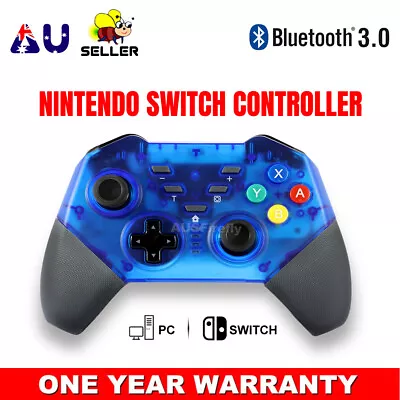 Wireless Controller For Nintendo Switch And PC Pro Bluetooth Gamepad Vibration • $29.95