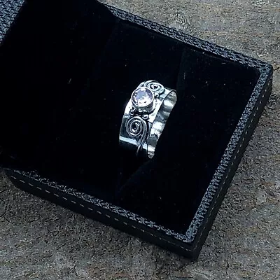 Natural Morganite Gemstone Solid 925 Sterling Silver Handmade Ring Birthday Gift • $14.29