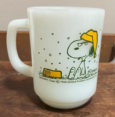 Vintage 1958 Snoopy Coffee Mug I Hate It When It Snows On My French Toast • $20