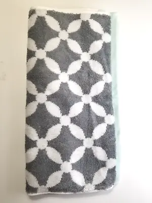 Martha Stewart Collection Dot Lattice 16  X 28  Hand Towel-Mourning Dove • $12.95