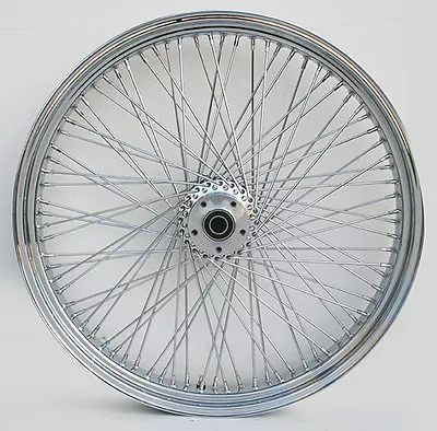 Ultima Billet 80 Spoke 18  X 3.50  Front Single Disc Wheel Harley Softail Dyna • $220.39