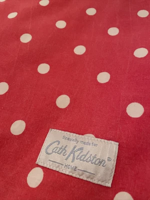 £25 • Buy Vintage Cath Kidston Red Spot Double Size Duvet Cover