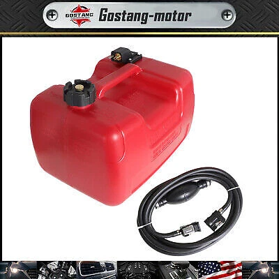 $62.12 • Buy Portable Boat Fuel Tank Marine Outboard Motor Fuel Tank W/Connector 12L 3 Gallon