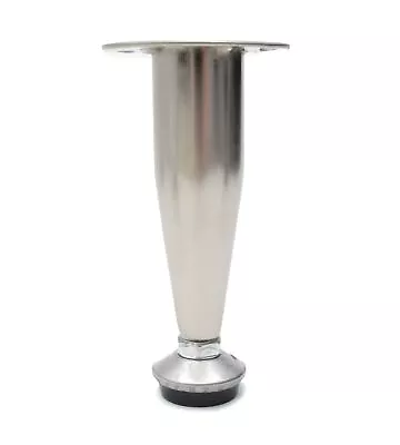 Chrome Aluminium Feet Plinth Legs Sofa Beds Cupboard Cabinets Furniture • £1.10