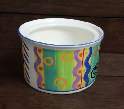 Mikasa Intaglio CAA36 COLORAMA Sugar Bowl No Lid - Made In Malaysia - Excellent! • $5.99