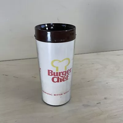 Vintage Burger Chef Plastic Cup Tumbler Thermo-serv • $7.99