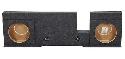 Dual 10  Subwoofer Sub Box Enclosure For 2004-2008 Ford F150 Xcab Or SuperCrew • $99.95