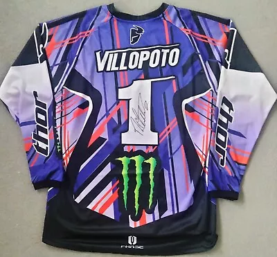 Ryan Villopoto Signed #1 Motocross Replica Jersey - Supercross - PSA  • $499