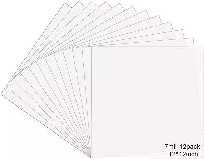 12Pcs 7Mil Blank Stencil Sheets 12 X 12 Inch Mylar Template Stencil Material Fo • $15.63