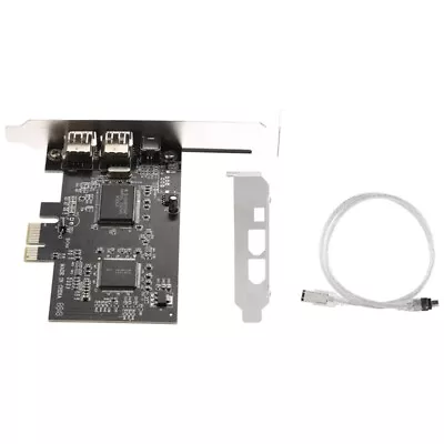 PCI-E PCI Express FireWire Card IEEE 1394 Controller Card With Firewire8628 • £13.19