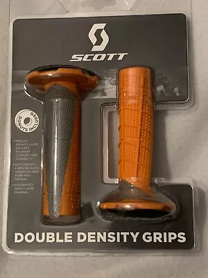 Scott Deuce 2 Motocross Grips Orange/Grey With Donut. 4 Grips   Free Shipping • $13.89