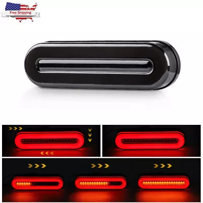 Motorcycle LED Running Brake Stop Turn Signal Flowing Tail Light Bar For ATV UTV • $12.99